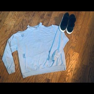 Blue sweatshirt